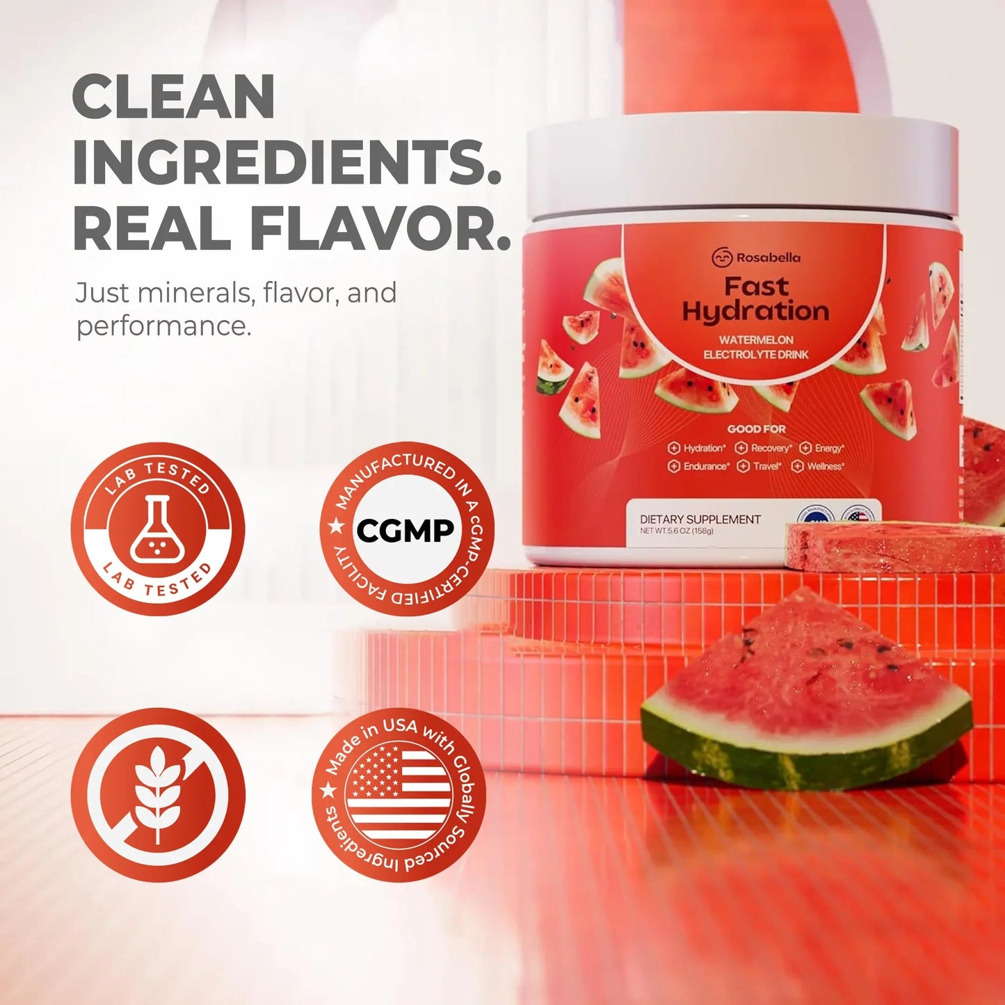 ROSABELLA ELECTROLYTE DRINK POWDER