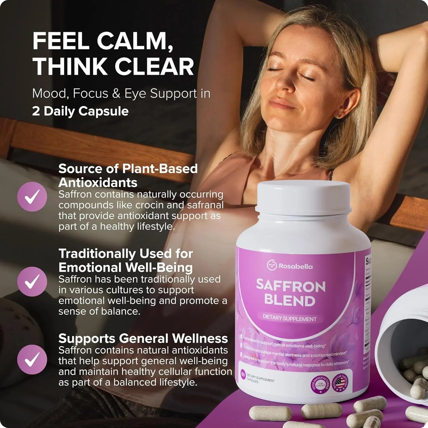 Rosabella Saffron Extract — Naturally Supports A Healthy Mood