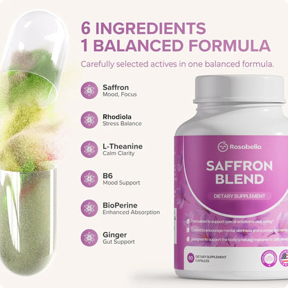 Rosabella Saffron Extract — Naturally Supports A Healthy Mood